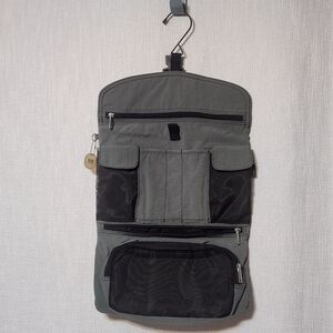 Hedgren Greenish Gray Hanging Toiletry Bag Travel Cosmetic Unisex